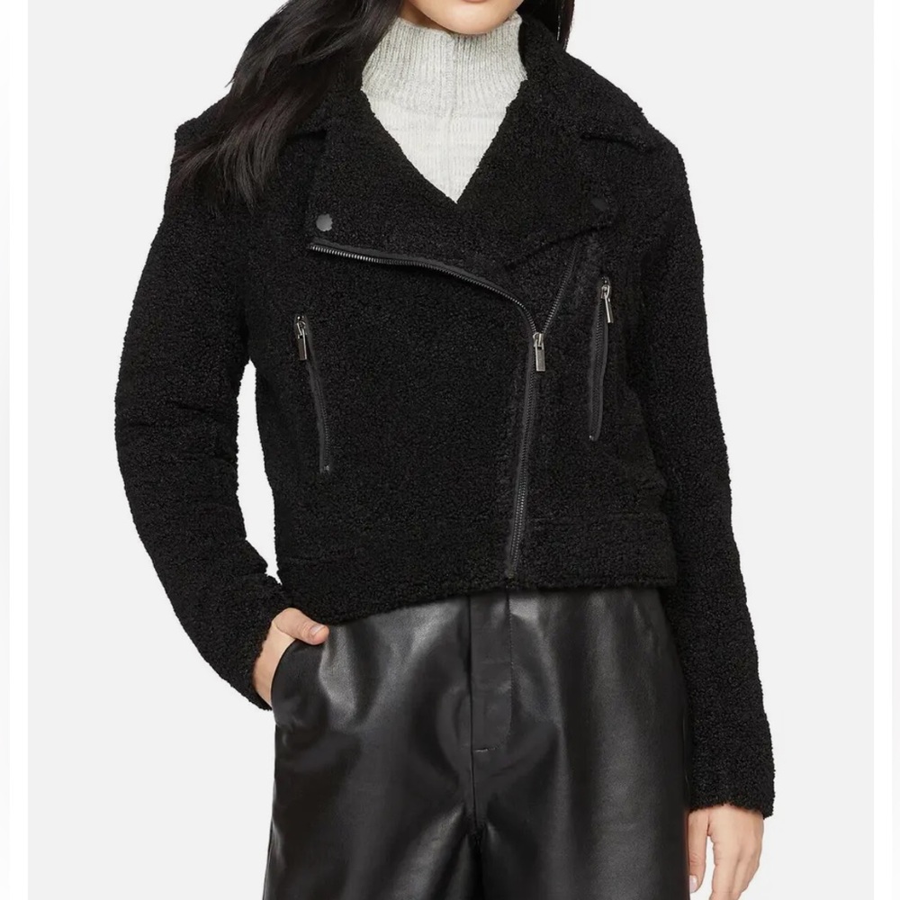 Sanctuary Fleece Motorcycle Jacket